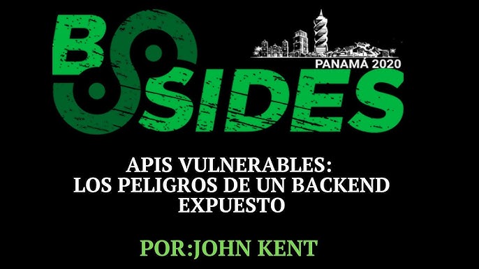 Vulnerable APIs presentation by John Kent